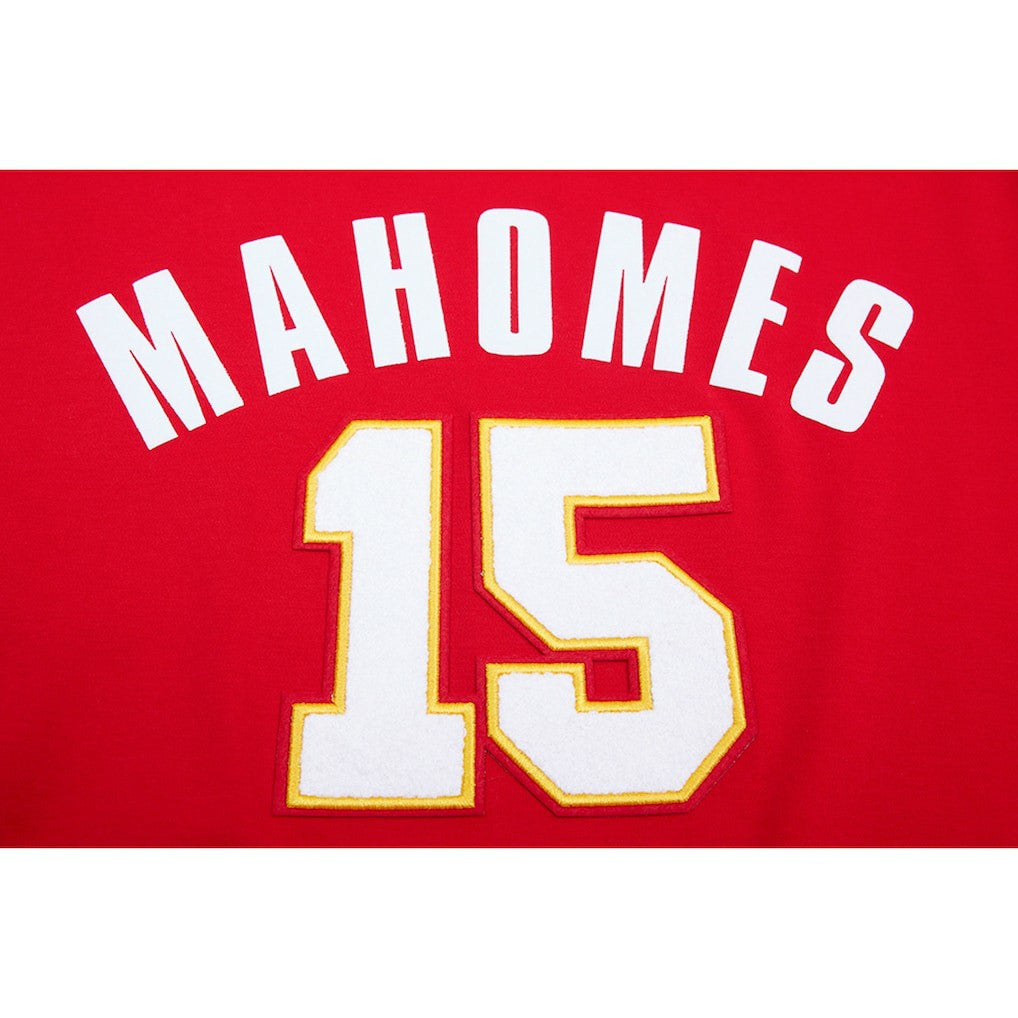 Patrick Mahomes Kansas City Chiefs Pro Standard Player Name & Number Hoodie T-Shirt Red | NFL