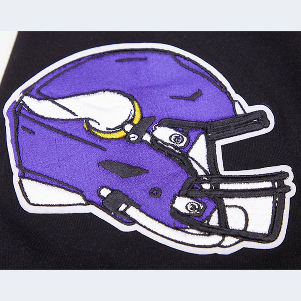 Justin Jefferson Minnesota Vikings Pro Standard Player Name & Number Hoodie T-Shirt Black | NFL