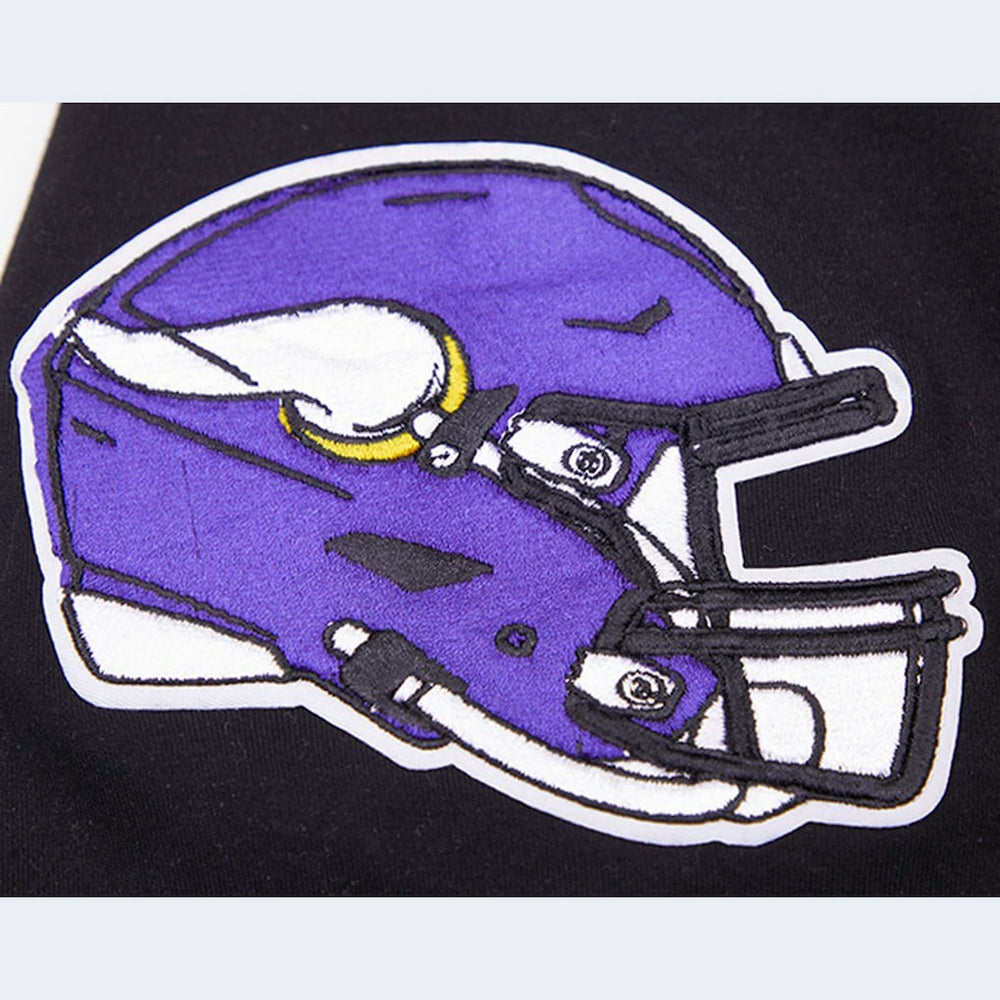 Justin Jefferson Minnesota Vikings Pro Standard Player Name & Number Hoodie T-Shirt Black | NFL