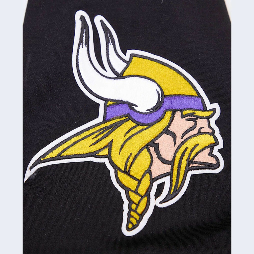 Justin Jefferson Minnesota Vikings Pro Standard Player Name & Number Hoodie T-Shirt Black | NFL