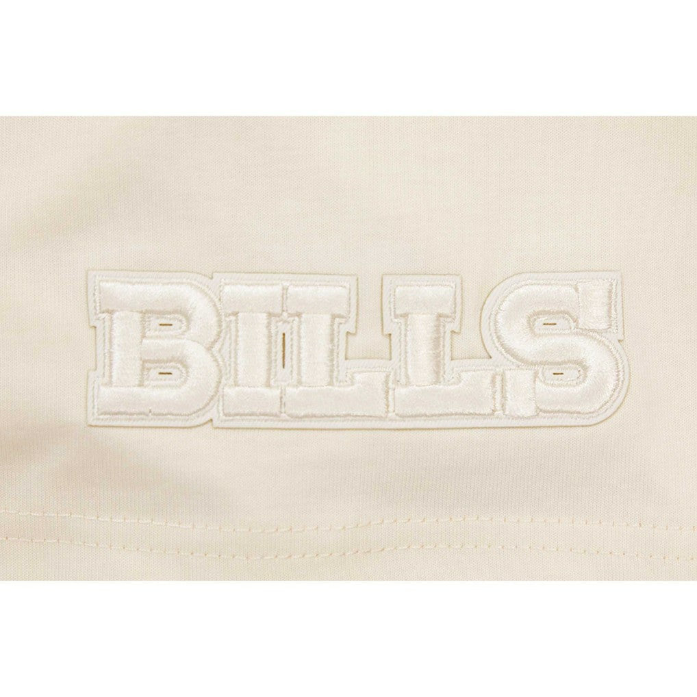 Josh Allen Buffalo Bills Player Name & Number Neutral Short Sleeve Pullover Hoodie Oatmeal | NFL