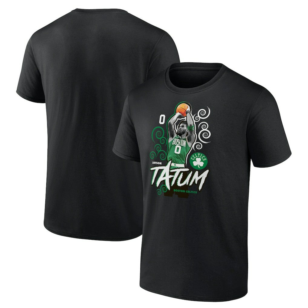 Jayson Tatum Boston Celtics Competitor T-Shirt Black - NBA