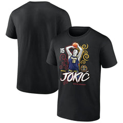 Nikola Jokic Denver Nuggets Competitor T-Shirt Black - NBA