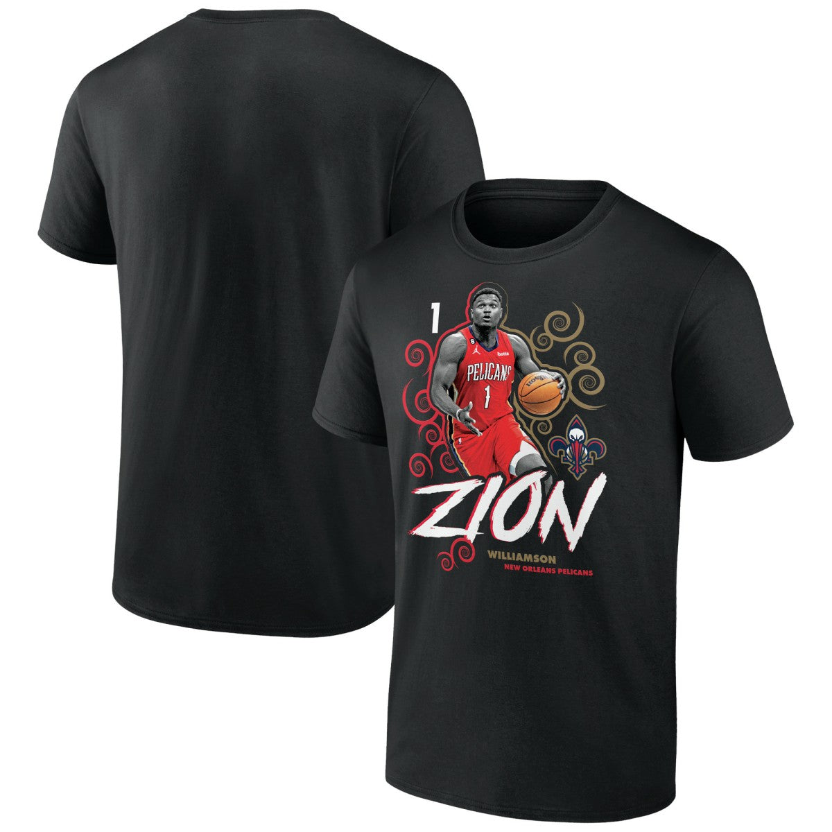 Zion Williamson New Orleans Pelicans Competitor T-Shirt Black - NBA