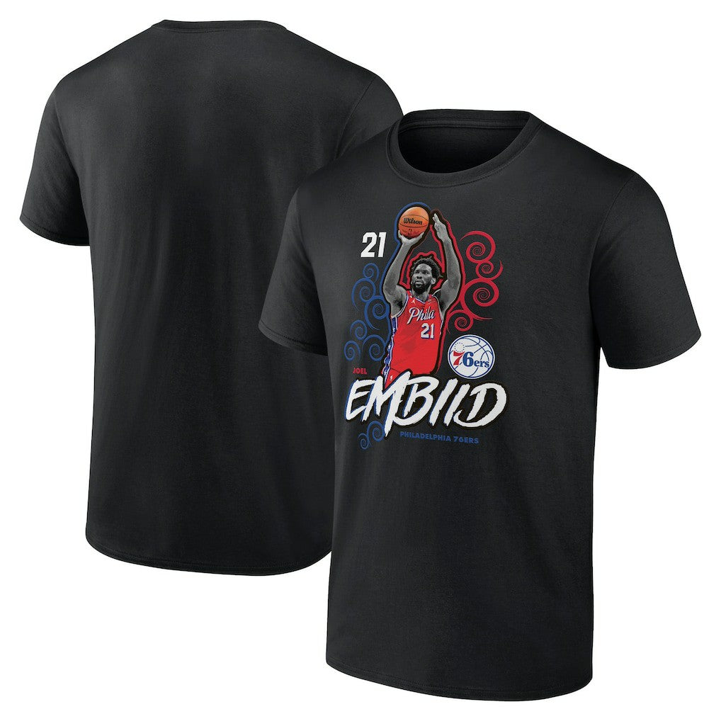 Joel Embiid Philadelphia 76ers Competitor T-Shirt Black - NBA