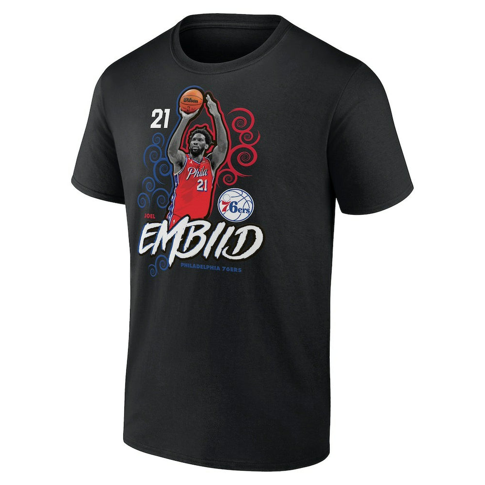 Joel Embiid Philadelphia 76ers Competitor T-Shirt Black - NBA
