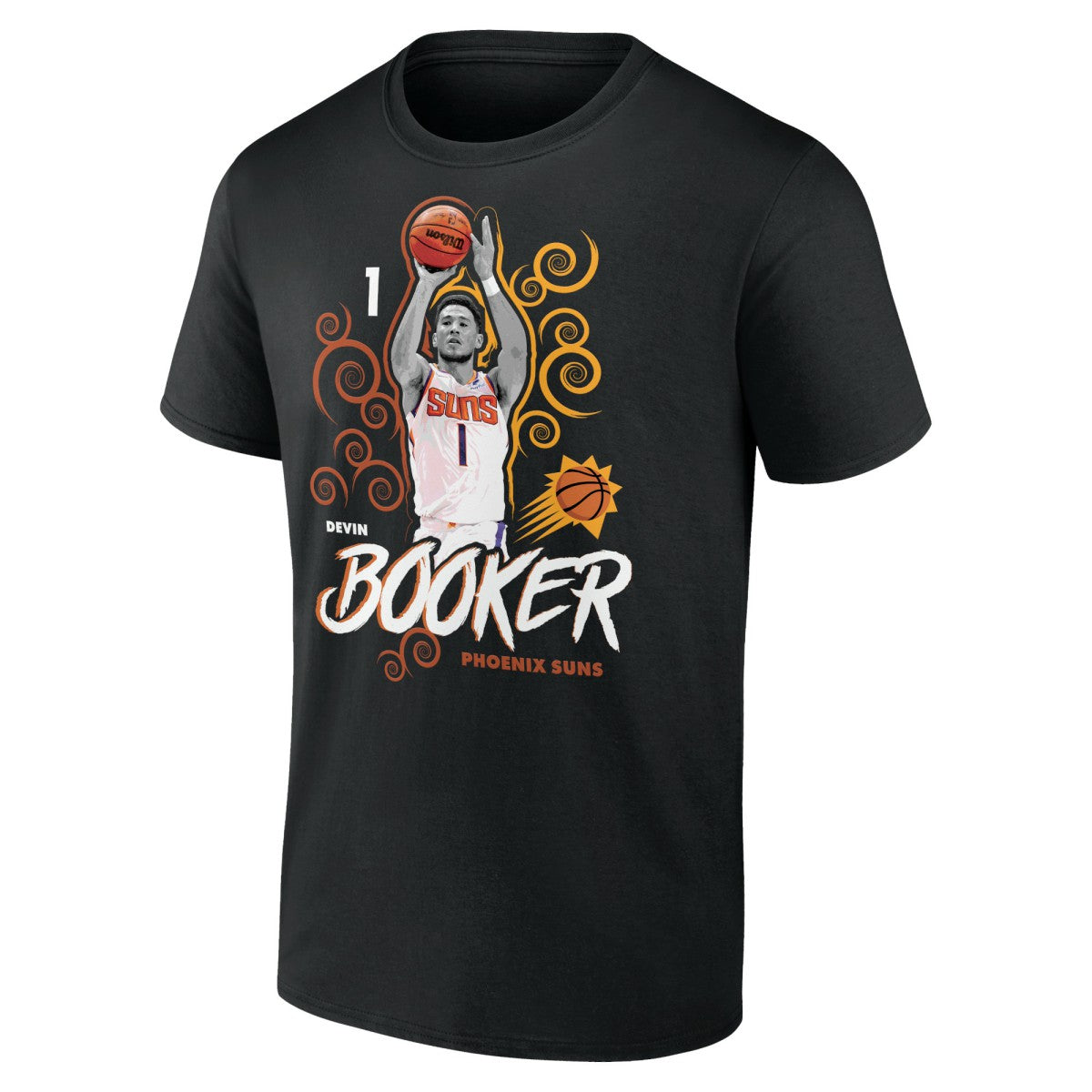 Devin Booker Phoenix Suns Competitor T-Shirt Black - NBA