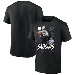 Domantas Sabonis Sacramento Kings Competitor T-Shirt Black - NBA
