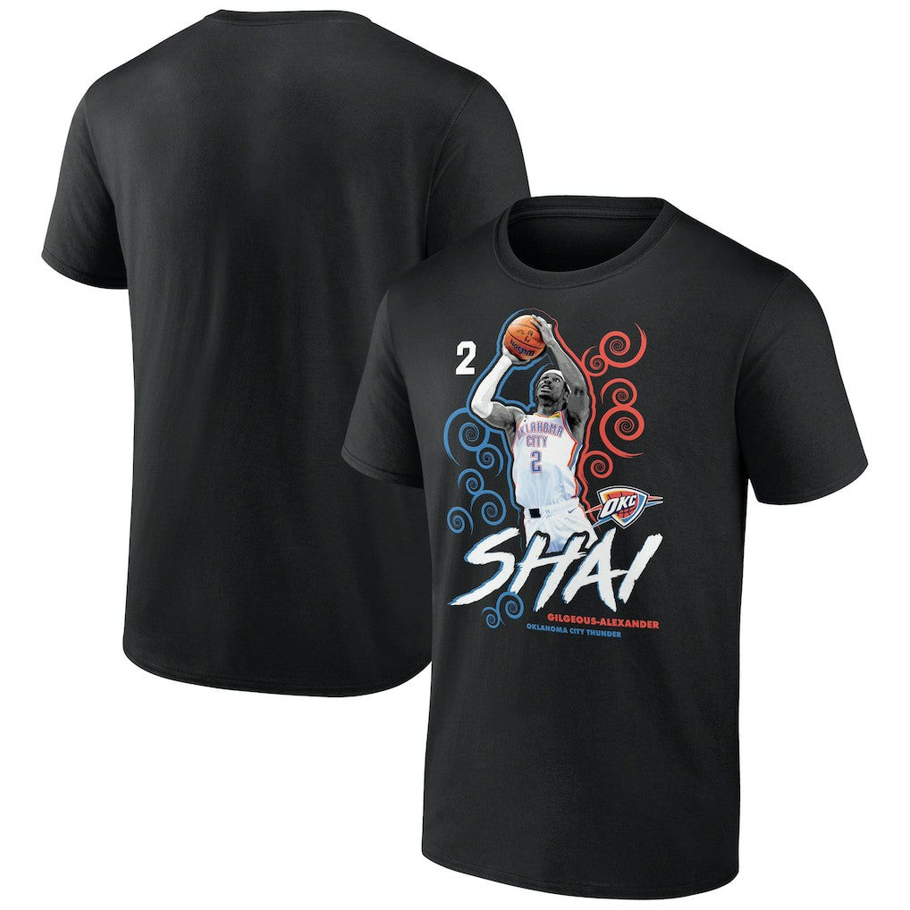 Shai Gilgeous-Alexander Oklahoma City Thunder Competitor T-Shirt Black - NBA