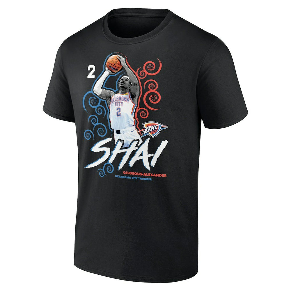 Shai Gilgeous-Alexander Oklahoma City Thunder Competitor T-Shirt Black - NBA