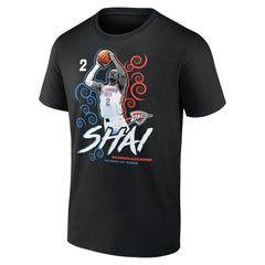 Shai Gilgeous-Alexander Oklahoma City Thunder Competitor T-Shirt Black - NBA