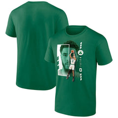 Jayson Tatum Boston Celtics Jump Pass T-Shirt Green - NBA