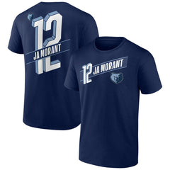 Ja Morant Memphis Grizzlies Full-Court Press Name & Number T-Shirt Navy - NBA
