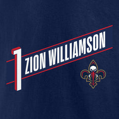 Zion Williamson New Orleans Pelicans Full-Court Press Name & Number T-Shirt Navy - NBA