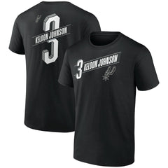 Keldon Johnson San Antonio Spurs Full-Court Press Name & Number T-Shirt Black - NBA