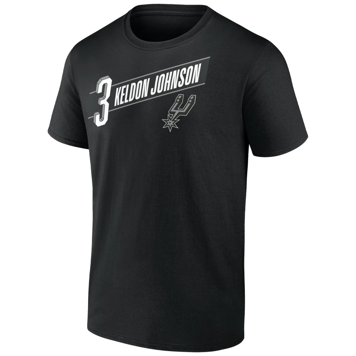 Keldon Johnson San Antonio Spurs Full-Court Press Name & Number T-Shirt Black - NBA
