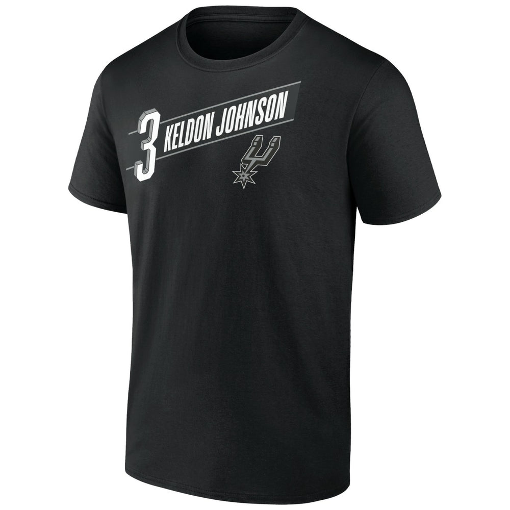 Keldon Johnson San Antonio Spurs Full-Court Press Name & Number T-Shirt Black - NBA