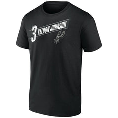 Keldon Johnson San Antonio Spurs Full-Court Press Name & Number T-Shirt Black - NBA