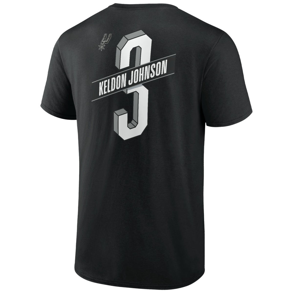 Keldon Johnson San Antonio Spurs Full-Court Press Name & Number T-Shirt Black - NBA