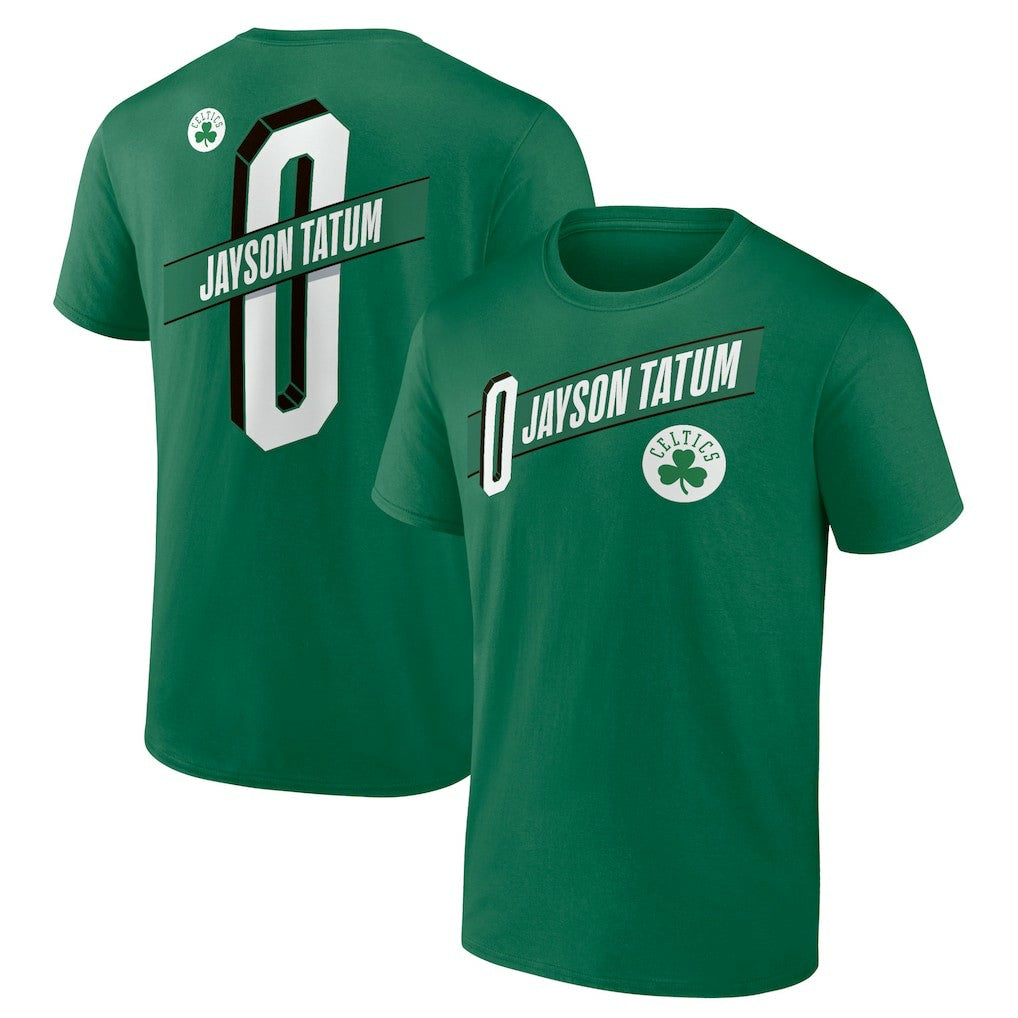 Jayson Tatum Boston Celtics Full-Court Press Name & Number T-Shirt Green - NBA