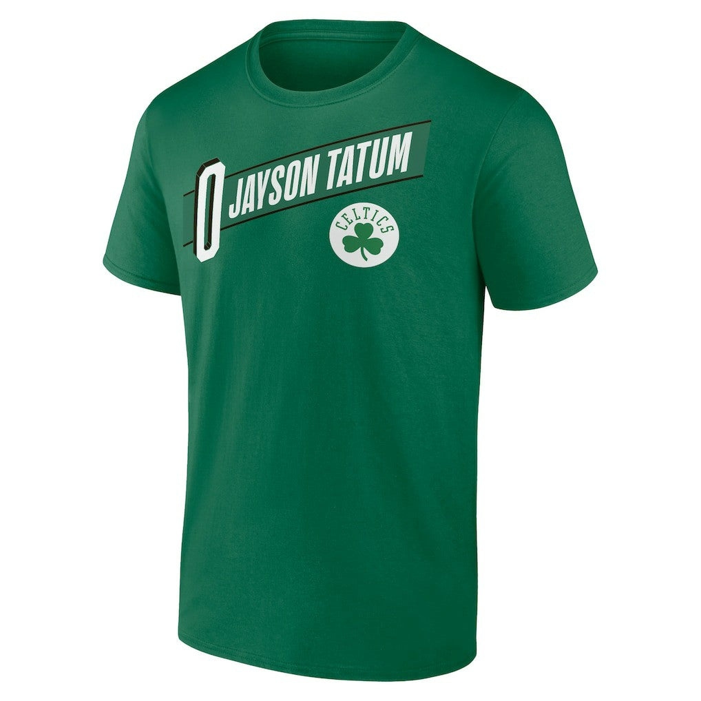 Jayson Tatum Boston Celtics Full-Court Press Name & Number T-Shirt Green - NBA
