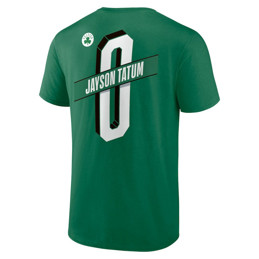 Jayson Tatum Boston Celtics Full-Court Press Name & Number T-Shirt Green - NBA
