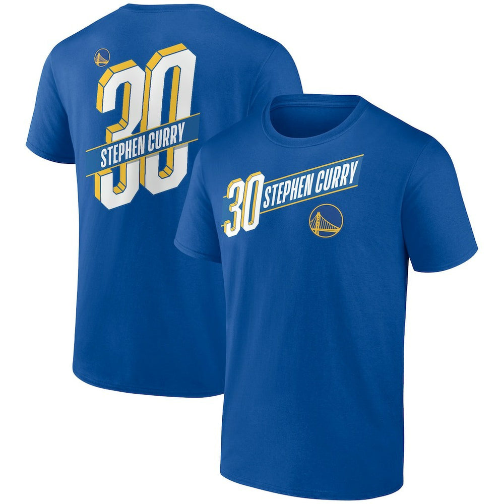 Stephen Curry Golden State Warriors Full-Court Press Name & Number T-Shirt Royal - NBA