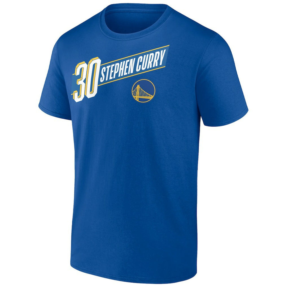 Stephen Curry Golden State Warriors Full-Court Press Name & Number T-Shirt Royal - NBA