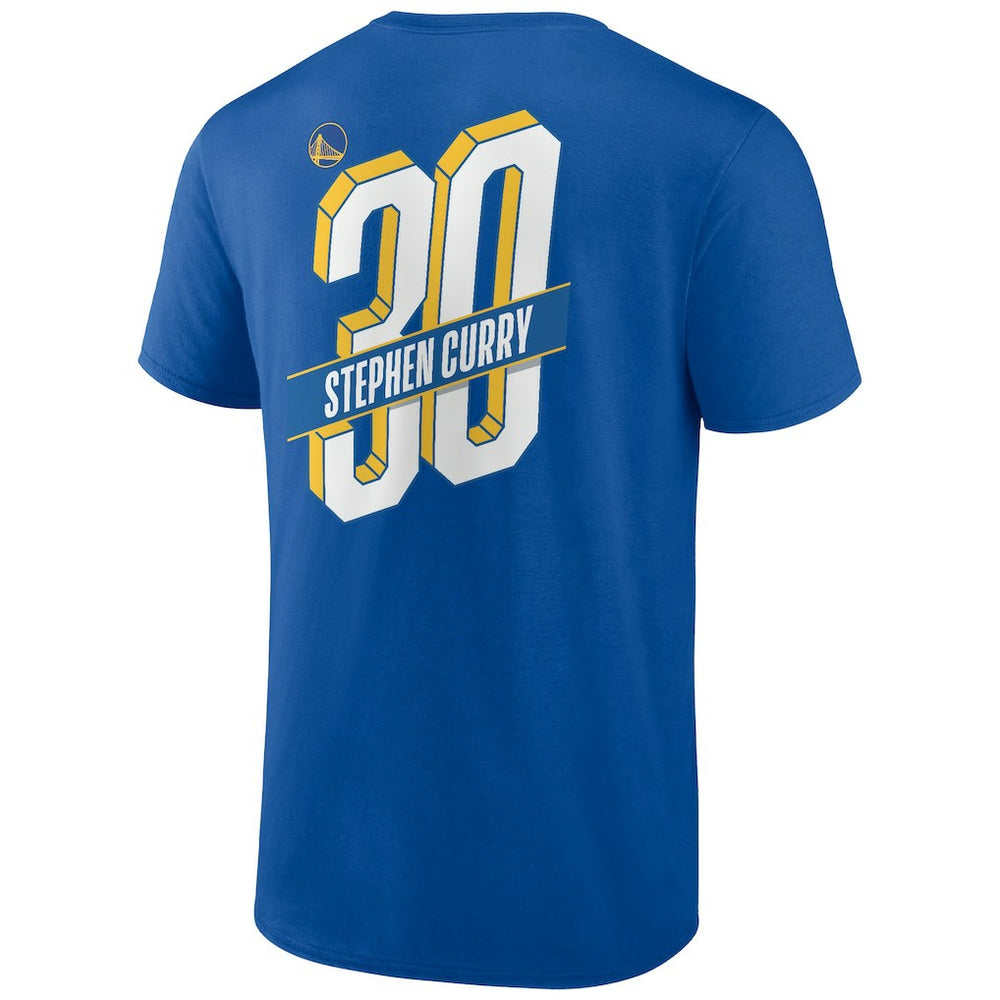 Stephen Curry Golden State Warriors Full-Court Press Name & Number T-Shirt Royal - NBA