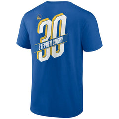 Stephen Curry Golden State Warriors Full-Court Press Name & Number T-Shirt Royal - NBA