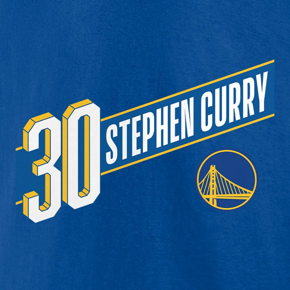Stephen Curry Golden State Warriors Full-Court Press Name & Number T-Shirt Royal - NBA