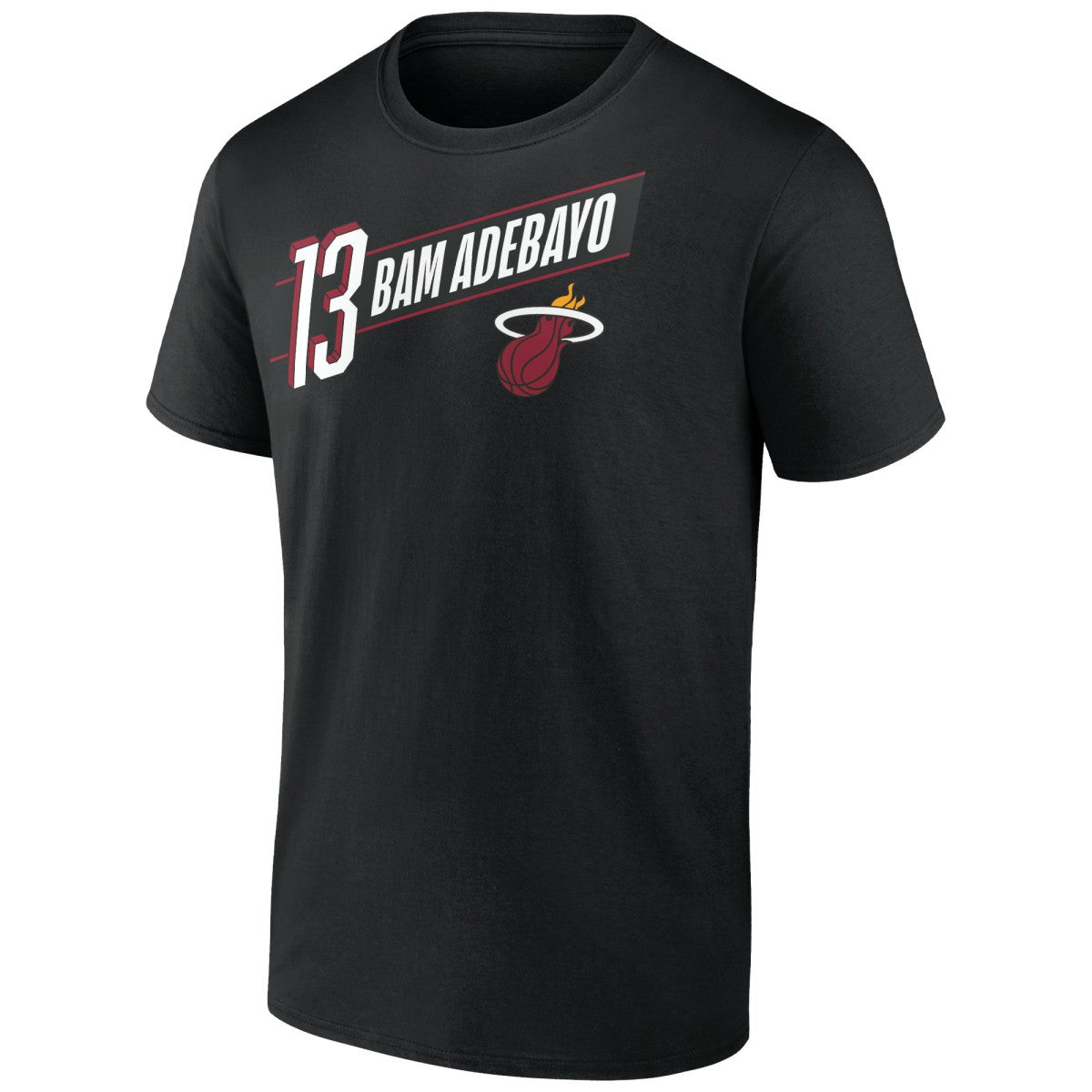 Bam Adebayo Miami Heat Full-Court Press Name & Number T-Shirt Black - NBA