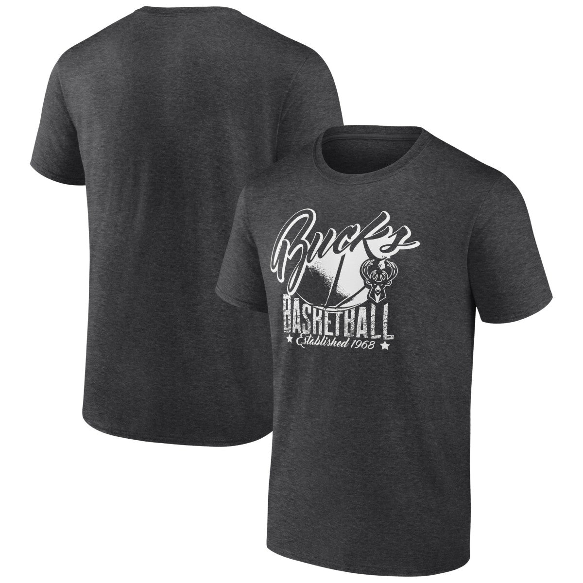 Milwaukee Bucks Winner T-Shirt Charcoal - NBA