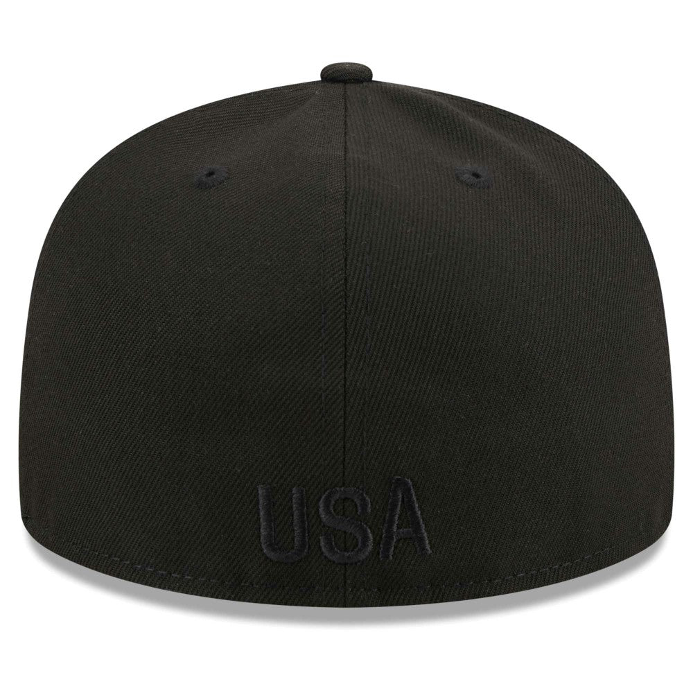 USMNT New Era Text 59FIFTY Fitted Hat Black | New Era Online