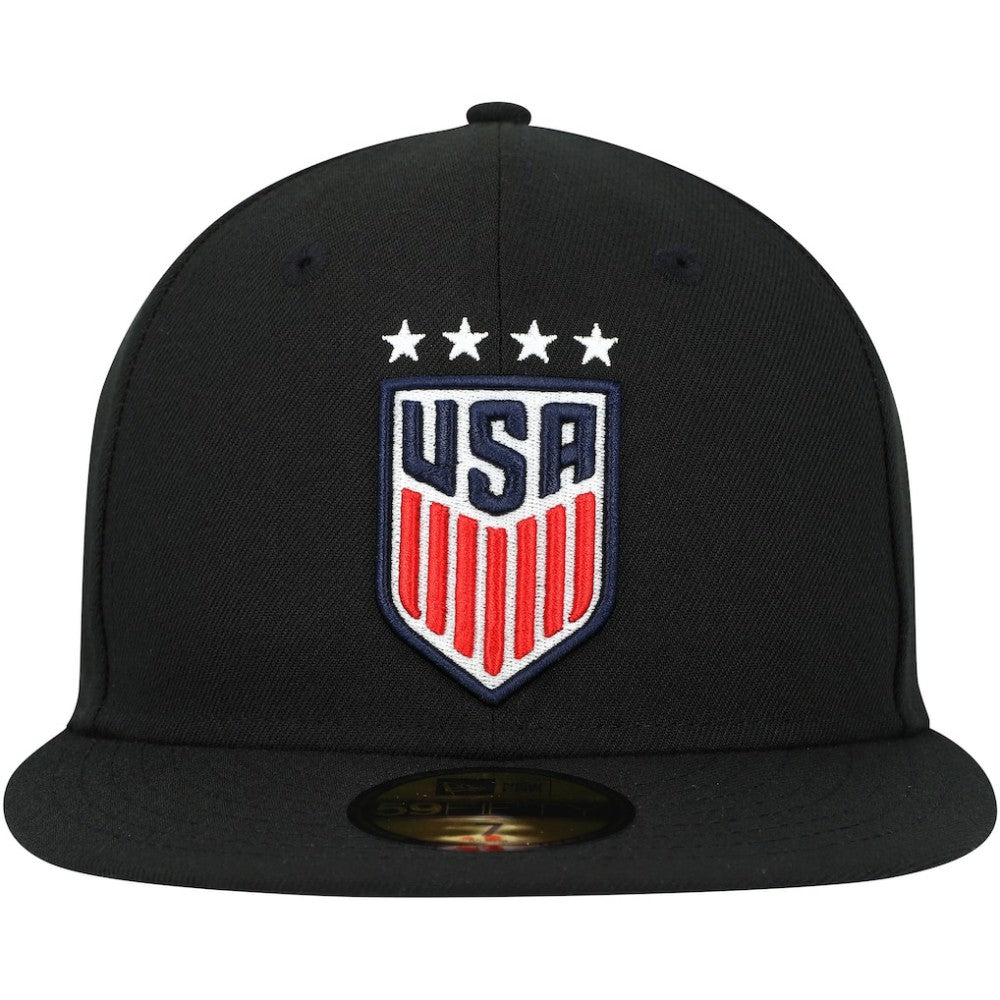 USWNT New Era Team Basic 59FIFTY Fitted Hat Black | New Era discount