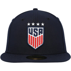 USWNT New Era Team Basic 59FIFTY Fitted Hat Navy | New Era discount