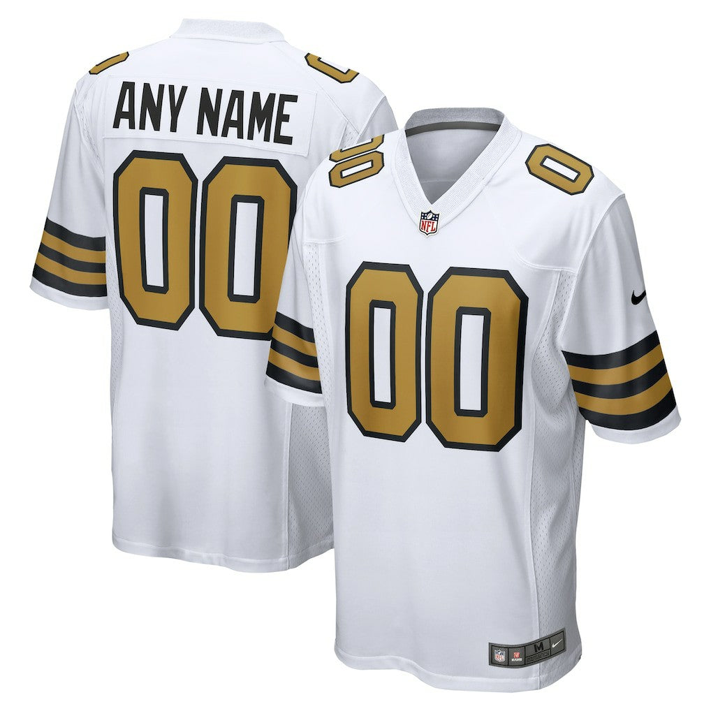 New Orleans Saints Alternate Custom Game Jersey White | Nike for Sale