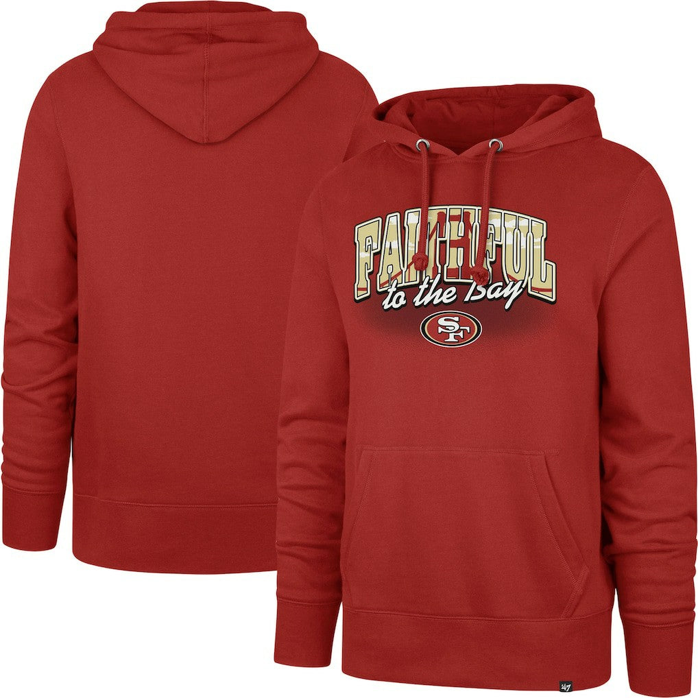 San Francisco 49ers '47 Regional Headline Pullover Hoodie Scarlet | 47 brand