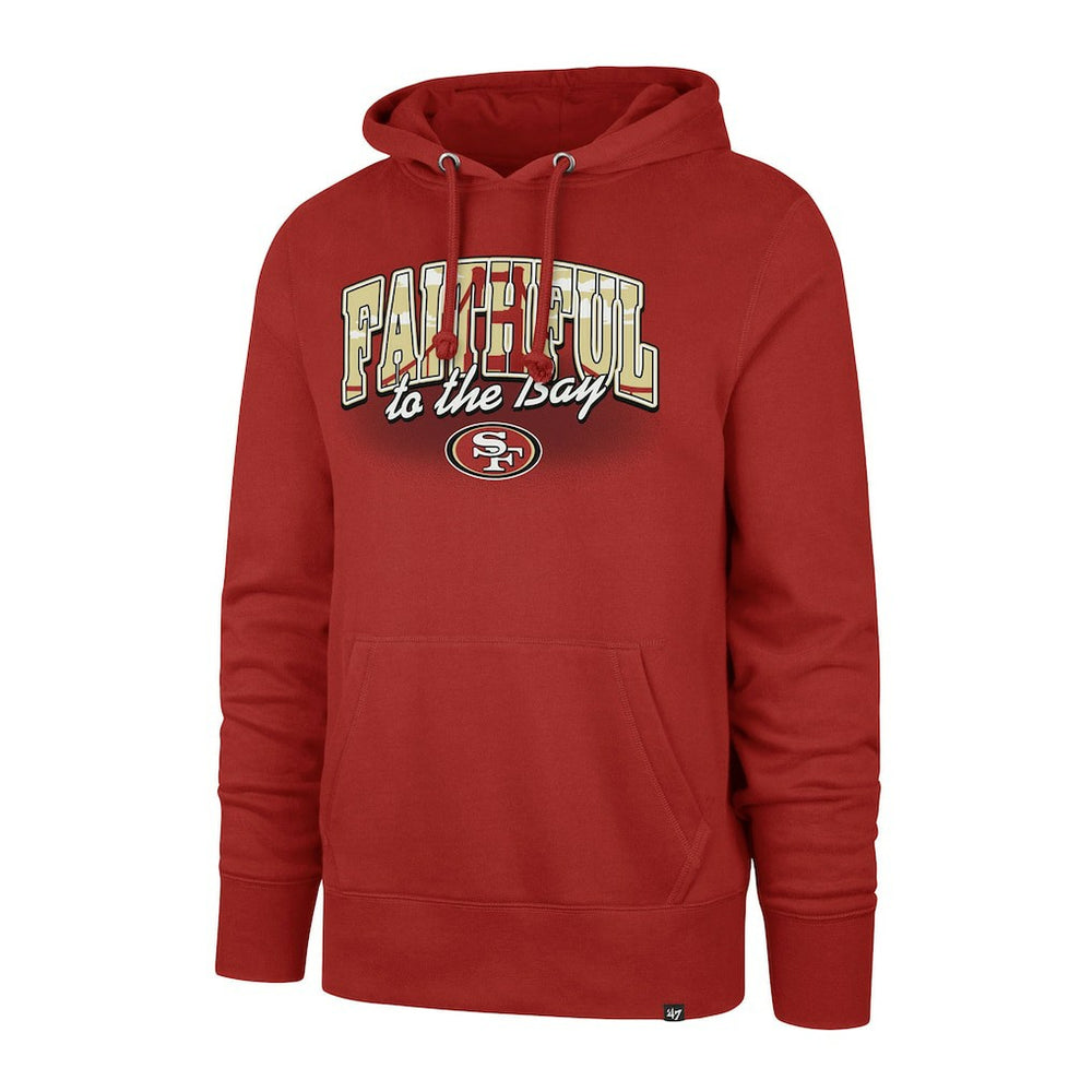 San Francisco 49ers '47 Regional Headline Pullover Hoodie Scarlet | 47 brand