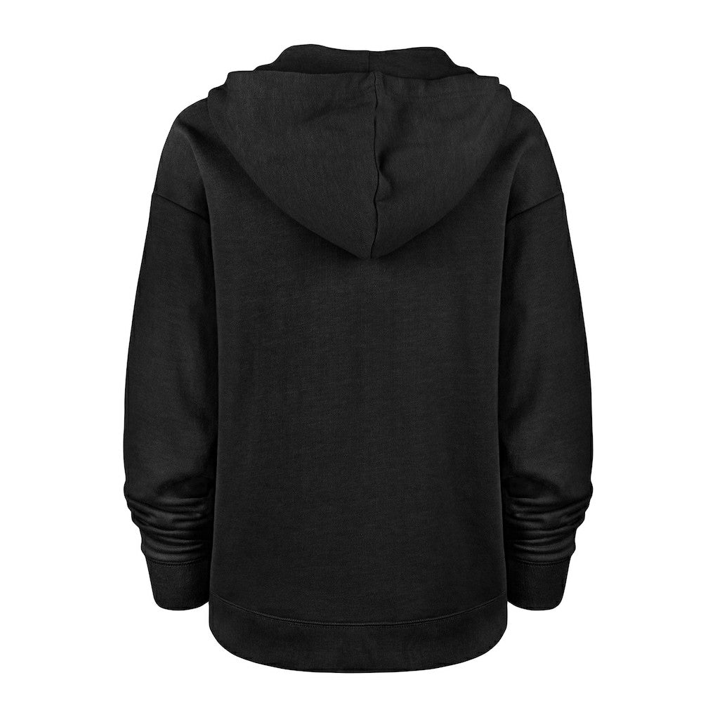Kansas City Chiefs '47 Women's Color Rise Kennedy Pullover Hoodie Black | 47 brand