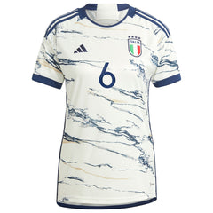 Marco Verratti Italy National Team Women's 2023 Away Replica Jersey White | Adidas Online