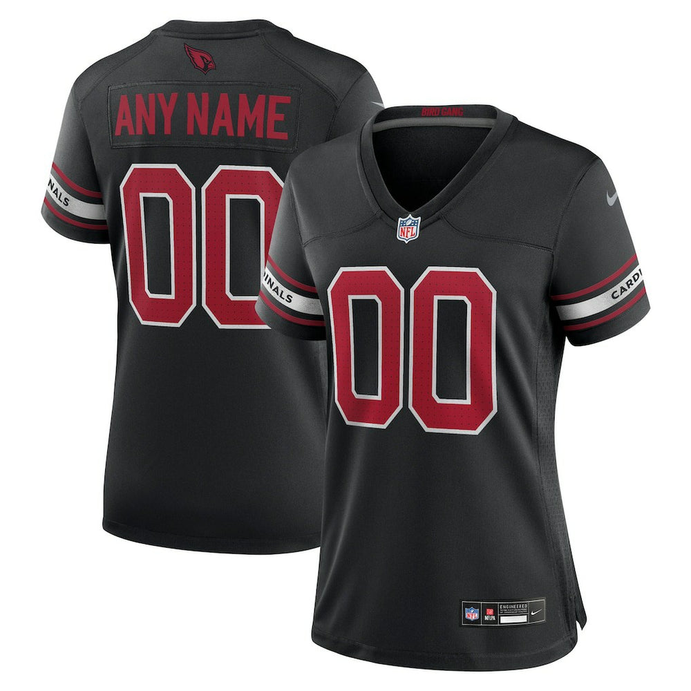 Arizona Cardinals Women's Alternate Custom Game Jersey Black | Nike for Sale