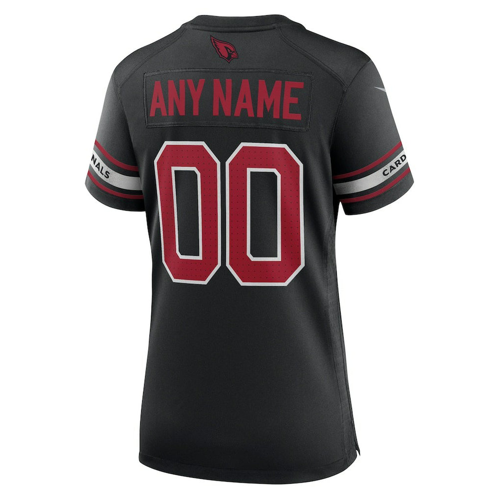Arizona Cardinals Women's Alternate Custom Game Jersey Black | Nike for Sale