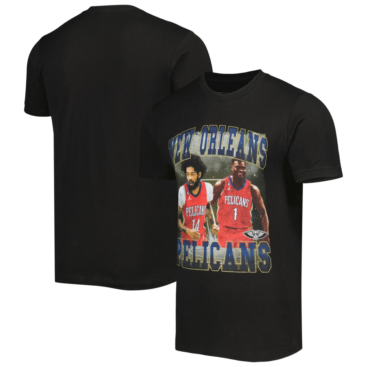 Zion Williamson & Brandon Ingram New Orleans Pelicans Stadium Essentials Unisex Player Duo T-Shirt Black - NBA
