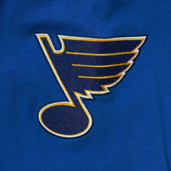 St. Louis Blues Mitchell & Ness Legendary Slub Hoodie Long Sleeve T-Shirt - Blue - NHL