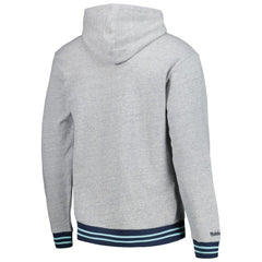 Seattle Kraken Mitchell & Ness Classic French Terry Pullover Hoodie - Heather Gray - NHL