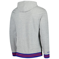 Washington Capitals Mitchell & Ness Classic French Terry Pullover Hoodie - Heather Gray - NHL