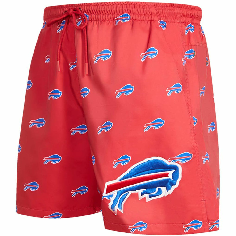 Buffalo Bills Pro Standard Allover Print Mini Logo Shorts Red | NFL