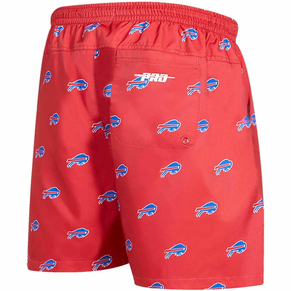 Buffalo Bills Pro Standard Allover Print Mini Logo Shorts Red | NFL