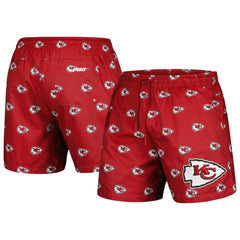 Kansas City Chiefs Pro Standard Allover Print Mini Logo Shorts Red | NFL